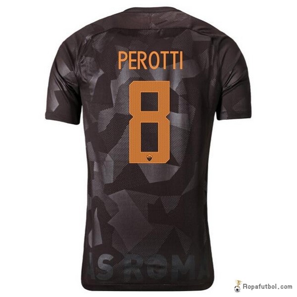 Camiseta As Roma Perotti Replica Tercera Ropa 2017/18